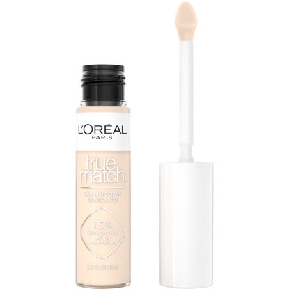 Picture of L’Oréal Paris True Match Radiant Serum Concealer, Brightening Under Eye Concealer Make Up with 1.5% Hyaluronic Acid and Caffeine, C1, 0.33 Oz