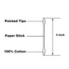 Picture of Pointed Tip Cotton Swabs,1000 count Cotton Buds,Double Precision Tips with Paper Stick for Personal Care and Makeup