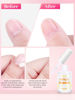 Picture of Yokilly Nail Soaking Bowl, Soak Off Gel Polish Remover Manicure Bowl, Acetone Nail Soak Off Bowl for Acrylic Nails Dip Powder Remover Kit with Cuticle Oil, Cutile Remover, Cuticle Pusher Peeler