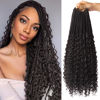 Picture of Goddess Box Braids Crochet Hair With Curly Ends 24 Inch Bohomian Box Braids Crochet Braids 8 Packs Crochet Braids Synthetic Braiding Hair Extension for Black Women (24 Inch (Pack of 8), #4)………