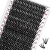 Picture of 280 Pcs Individual Lashes 50D Mixed Lash Clusters 14 Rows Cluster Lashes that Look Like Eyelash Extensions DIY Lash Extension Self Application At Home (50D-D-14-20mix)