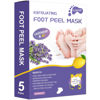 Picture of Foot Peel Mask (5 Pack) Exfoliant for Peeling Off Calluses, Natural Exfoliator for Dry Dead Skin, Callus, Repair Rough Heels Soft Smooth Touch