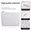 Picture of Wudimeitt Cosmetic bag Makeup bag Preppy Cute Corduroy Toiletry bag for women travel essentials (Pink small flower)