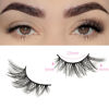 Picture of FARRED Half Lashes Cat Eye Lash Wispy Fake Eyelashes Short 7 Pairs Natural Strip Lash Fluffy Mink Fox Eye Lashes Pack Small Full pestañas (A13 | 5-14MM)