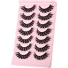 Picture of FARRED Cat Eye Lashes Wispy Fake Eyelashes Short 7 Pairs Natural Strip Lash Fluffy Mink Fox Eye Lashes Pack Small Full pestañas (A14 | 6-13MM)