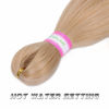 Picture of Pre-Stretched Braiding Hair Extensions-20 Inch 8 Packs Synthetic Braiding Hair Crochet Braids, Natural Easy Braid Crochet Hair, Hot Water Setting Professional Soft Yaki Straight Texture (#T27/613)