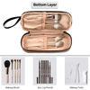 Picture of Ethereal Makeup Bag for Purse, Small Makeup Organizer Bag Travel Makeup Bag for Women Makeup Pouch Waterproof Makeup Brush Holder
