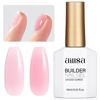 Picture of AILLSA Pink Builder Gel 7 In 1 Nude Hard Gel Polish for Nail Thickening Light Neutral Strengthener Gel Nail Polish Natural Color Sheer Extension U V Gel for French Manicure Base Coat Needed 0.51 Oz