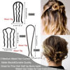 Picture of 7 Pcs Metal Hair Side Combs Hair Fork Clip Teeth Hair Pin Stick for Updo Bun, U Shape Hair Combs for Vintage Hairstyle Hair Accessories, Fine Hair Combination