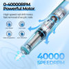 Picture of JOSGLOI Electric Nail Drill Professional: 40000RPM Electric Nail File Kit Efile Nail Drill Machine with LCD Display for Acrylic Gel Nail, Manicure Pedicure Polishing Nail Grinder for Salon Home Use