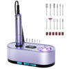 Picture of JOSGLOI Electric Nail Drill Professional: 40000RPM Electric Nail File Kit Efile Nail Drill Machine with LCD Display for Acrylic Gel Nail, Manicure Pedicure Polishing Nail Grinder for Salon Home Use