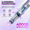 Picture of JOSGLOI Electric Nail Drill Professional: 40000RPM Electric Nail File Kit Efile Nail Drill Machine with LCD Display for Acrylic Gel Nail, Manicure Pedicure Polishing Nail Grinder for Salon Home Use