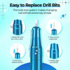 Picture of JOSGLOI Electric Nail Drill Professional: 40000RPM Electric Nail File Kit Efile Nail Drill Machine with LCD Display for Acrylic Gel Nail, Manicure Pedicure Polishing Nail Grinder for Salon Home Use