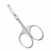 Picture of LIVINGO 3.75" Rounded Curved Nose Hair Scissors, Premium Stainless Steel Safety Small Blades Use for Manicure Cuticle Trimming Facial Hair, Eyebrow, Dry Skin