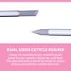 Picture of Glass Cuticle Pusher by Bona Fide Beauty, 1Pc Blue Gentle Czech Manicure Stick for Cuticle Remover, Long-Lasting and Double-Sided Reusable Glass Cuticle Stick
