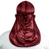 Picture of ForceWave Silky Durag for Men Wave Cap Satin Dorag for Men Women 360 Wave (Burgundy)