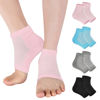 Picture of Vaincre Gel Moisturizing Heel Socks for Dry Cracked Feet Women, 4 Pairs Foot Care Spa Moisture Toeless Socks for Cracked Heel Repair Treatment Overnight (Regular)