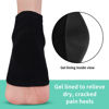 Picture of Vaincre Gel Moisturizing Heel Socks for Dry Cracked Feet Women, 4 Pairs Foot Care Spa Moisture Toeless Socks for Cracked Heel Repair Treatment Overnight (Regular)