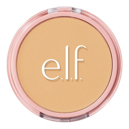 Picture of e.l.f. Halo Glow Powder Filter, Ultra-fine Finishing Powder, Smooths The Look of Pores & Fine Lines, Creates A Soft-Focus Glow, Vegan & Cruelty-Free, Light Warm