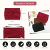 Picture of Tobeffect Wide Headbands for Women, 7'' Extra Large Turban Headband Boho Hairband Hair Twisted Knot Accessories, 6 Pack