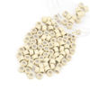 Picture of Vlasy 100Pcs 4mm Silicone Lined Micro Ring Beads for Hair Extensions 5Colors Apply (100Pcs Blonde)