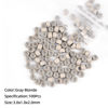 Picture of Vlasy 100Pcs Nano Ring Beads Silicone Lined Beads for Nano Ring Human Hair Extensions 7 Color Optional (Gray Blonde)