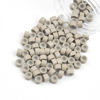 Picture of Vlasy 100Pcs 5mm Silicone Lined Micro Ring Beads for Hair Extensions 7Colors Apply (100Pcs Gray Blonde)