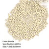 Picture of Vlasy 600Pcs 4mm Silicone Lined Micro Ring Beads for Hair Extensions 5Colors Apply (600Pcs Blonde)