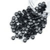 Picture of Vlasy 100Pcs 5mm Silicone Lined Micro Ring Beads for Hair Extensions 5Colors Apply (100Pcs Black)