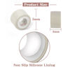 Picture of Vlasy 200Pcs 5mm Silicone Lined Micro Ring Beads for Hair Extensions 7Colors Apply (200Pcs Gray Blonde)