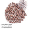 Picture of Vlasy 200Pcs 5mm Silicone Lined Micro Ring Beads for Hair Extensions 7Colors Apply (200Pcs Medium Brown)