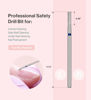 Picture of MelodySusie 2mm Barrel Shape Cuticle Clean Nail Drill Bit 3/32'', Professional Safety Carbide Diamond Under Nail Cleaner for Cuticle Dead Skin Nail Prepare, Beginners Bits, Series Bit-S, Medium