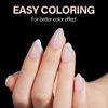 Picture of AILLSA Short Almond Nail Tips 504PCS Clear Full Cover Nail Tips Soft Gel Fake Nails Tips Preshaped Press on False Gelly Tips for Nail Extension DIY Home Salon Gift, 10 Sizes