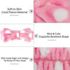 Picture of Casoty 6 Pcs Hairband, Soft Coral Fleece Spa Headbands, Bow Headband for Washing Face, Skincare Headbands for Face Washing Shower Skin Care Yoga, Women