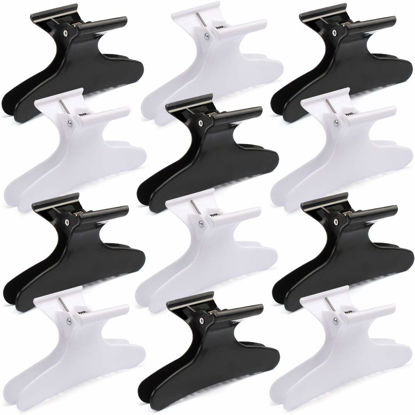 Picture of Ondder Hair Clips for Styling and Sectioning - Butterfly Pro Salon Clamps for Cutting, Coloring Hair, Hair Accessories for Women