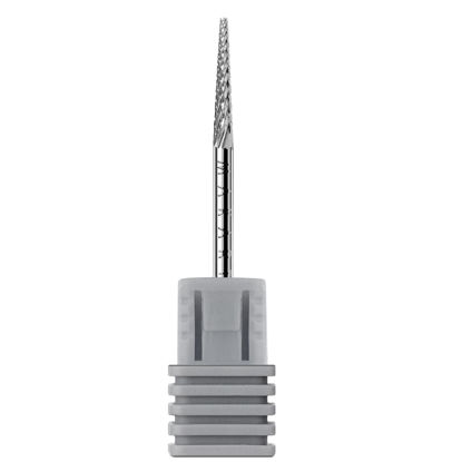 Picture of Makartt Nail Drill Bit:Cuticle Bit for Nail Drill 3/32" Safety Under Carbide Cuticle Cleaner Bit for Prep, Trimmer, Professional Art tools for manicure,Needle shape Fine-F