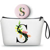 Picture of Gifts for Women Birthday Unique, Makeup Bag, Gifts for Mom Birthday, Bride to be Gifts,Bridal Shower Gift, Womens Gifts for Birthday, Initial Gifts for Women,Cosmetic Bag with Mirror,Christmas Gifts,S