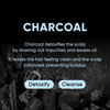 Picture of MARS MADE Charcoal Shampoo Bar 2.0 - Hydrating & Moisturizing Natural Hair Soap Bar Shampoo for Excess Oil Build-Up & Scalp Nourishment - Bathing Soap Solid Shampoo for All Hair Types (120g, 4.23oz)