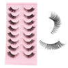 Picture of Cat Eye Lashes Yasnai Wispy False Eyelashes 3D Mink Lashes Volume Lashes Fake Eyelashes Natural Look Fox Lashes 8 Pairs Pack