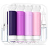 Picture of Redfly 17PCS Travel Bottles for Toiletries, TSA Approved Travel Size Containers, BPA Free Leak Proof Travel Containers for Toiletries, Refillable Travel Accessories for Shampoo Conditioner Purple