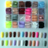 Picture of LoveOurHome 576pc Square Press on Nails Long Fake Nails Medium Square False Nail Full Cover Artificial Fingernails Acrylic Presson Nail Tips 24 Colors 10 Size for Women Teens Kids