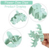 Picture of ANBALA 4PCS Flower Hair Accessories: Colorful Hawaiian Plumeria Claw Clips for Thick Hair - Large, Non-Slip, Strong Hold Beach Clips
