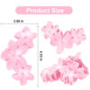 Picture of ANBALA 4PCS Flower Hair Clips, Tropical Plumeria Hair Clips for Women, Large Non-Slip Strong Hold Claw Clips, Beach Hair Accessories, Pink (4 Count)