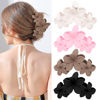 Picture of ANBALA Flower Hair Accessories: 4PCS Matte Plumeria Hair Claws, Strong Hold Clips for Women and Girls