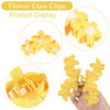 Picture of 4PCS Hawaiian Plumeria Large Claw Clips for Women - Non-Slip Strong Hold Flower Hair Clips for Thick Hair (Colorful)
