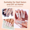 Picture of MelodySusie 3Pcs Acrylic Nail Brush Set, Size 8/10/14 Professional Pen for Acrylic Application Acrylic Powder Nail Art Extension and 3D Nail Carving for DIY Home Salon
