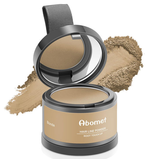Picture of Root Touch Up Instantly Gray Hair Coverage Hairline Powder, Conceal Hair Loss and Thinning for Women and Men, Hair Fibers (Blonde)