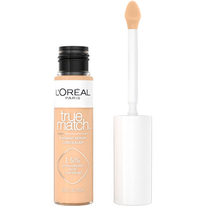 Picture of L’Oréal Paris True Match Radiant Serum Concealer, Brightening Under Eye Concealer Make Up with 1.5% Hyaluronic Acid and Caffeine, N5, 0.33 Oz