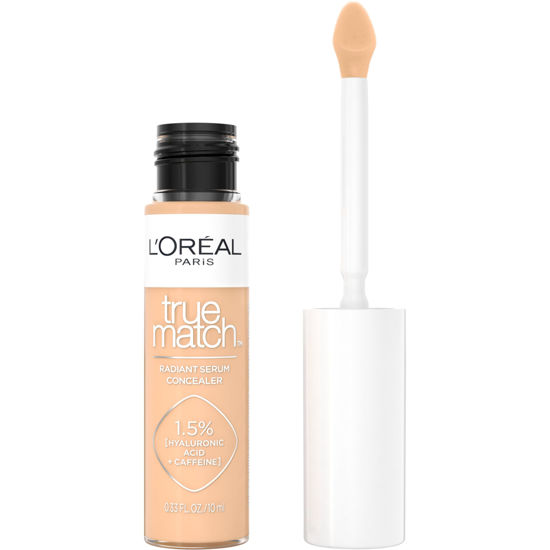 Picture of L’Oréal Paris True Match Radiant Serum Concealer, Brightening Under Eye Concealer Make Up with 1.5% Hyaluronic Acid and Caffeine, N5, 0.33 Oz