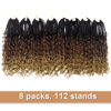 Picture of Goddess Box Braids Crochet Hair With Curly Ends 12 Inch Bohomian Box Braids Crochet Braids 8 Packs 3X Crochet Braids Synthetic Braiding Hair Extension for Black Women (12 Inch (Pack of 8), 4-30-27)……